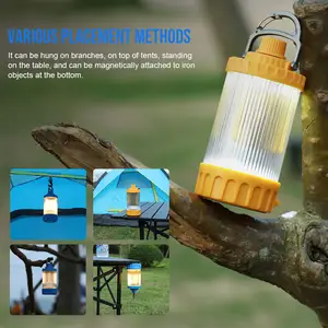 TrustFire C2 LED Lanterna de Emergência Lâmpadas de acampamento leves à prova d'água com lâmpada magnética 500LM e lâmpadas