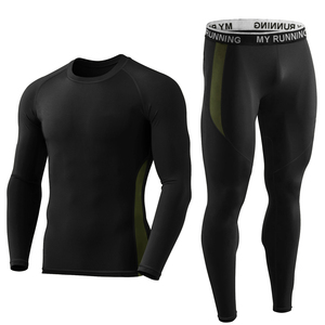 <span class=keywords><strong>Sous</strong></span>-vêtements thermiques en polaire pour hommes, longs, pour sports de plein air, <span class=keywords><strong>hiver</strong></span>, fitness - Product Image 1