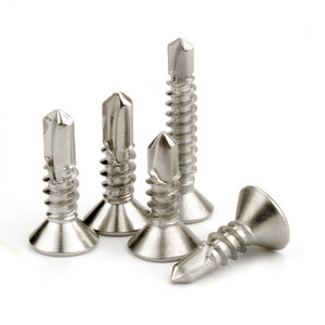 Viti a coda di rondine autoperforanti a testa piatta con intaglio a croce in acciaio inossidabile 410 M4 M6 M8 <span class=keywords><strong>Tek</strong></span> Screw - Product Image 4