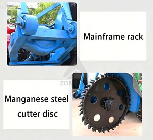 Trancheuse à disques montée sur <span class=keywords><strong>attelage</strong></span> trois points, installation facile sur la plupart des tracteurs agricoles standard, trancheuse à disques montée sur tracteur - Product Image 4
