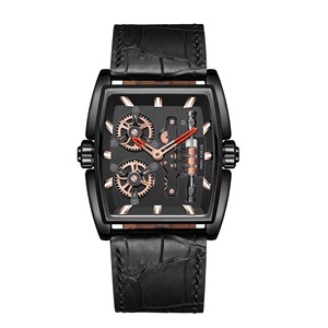 Drioshipping Mens Watches Top Brand Luxury Quartz Wristwatches Leather Strap 30m Waterproof Business Watch - Product Image 2