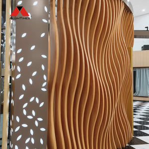 <span class=keywords><strong>Profil</strong></span>és en aluminium modernes Alumtimes pour villas, panneaux de façade extérieure, lamelles en aluminium 3D, mur-rideau, imperméable, ignifuge - Product Image 2