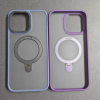 Étui de téléphone magnétique mat de luxe étanche avec support anneau pour modèles HONOR 600 et /Honor avec protection antichoc