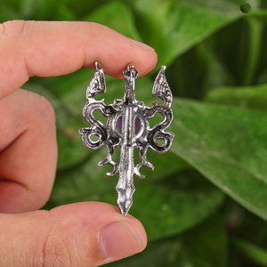 Mặt Dây Chuyền Quyến Rũ Thanh Kiếm Rồng Bay Luân Xa Chữa Bệnh Bằng Đá Tự Nhiên Đồ Dùng Phù Thủy Thủ Công Trang Sức Tự Làm - Product Image 5