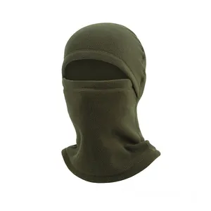 Wholesale Full Face Cover Polar fleece Balaclava Hat Plain Outdoor Winter Cycling Multifunctional Neck Cover Hat