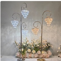 Nouvelle Décoration Lumineuse LED pour Mariage : Luminaire Suspendu en Acrylique pour Allée et Pavillon de Cérémonie