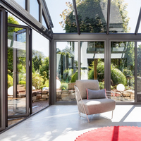 En stock, auvents de remplacement pour toit de véranda DIY, protection solaire pour maison, verre trempé, aluminium, véranda en verre, villa, villa à vie