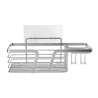 Vente chaude Nouveaux Produits En Acier Inoxydable Salle De Bains Organisateur Panier De Rangement