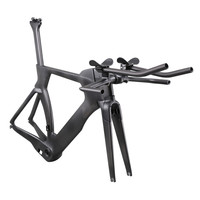 Ican — cadre TT en fibre de carbone pour le contre-la-montre, passages de câbles avec support de fond BB386, pneu 700X25C, nouveau, 2020