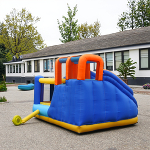 Popular tobogán de agua doble Casa de rebote inflable fábrica personalizable pedido a granel para saltar Castillo gorila - Product Image 1