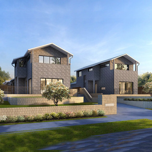 Toppre 3D thiết kế biệt thự nhà prefab ánh sáng khung thép <span class=keywords><strong>Modular</strong></span> prefab container sang trọng nhà tiền chế nhà biệt thự để bán - Product Image 5