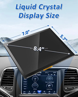 Écran tactile LED TFT Uconnect 8,4 pouces, moniteur de navigation radio, résolution 800x600, luminosité 800 cd/m², nouveau OEM Jeep/Chevy/RAM