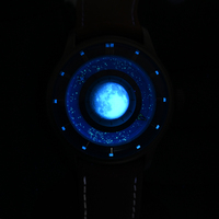 Montre automatique pour homme Moon Walker Creative, cadran lumineux 3D visible, design innovant, montre mécanique pour homme