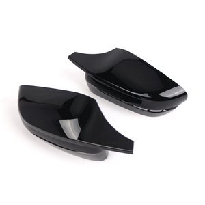Bmw Rearview Mirror Cover Glossy Black Carbon Texture Full <b>Set</b> For 2019-2022 3 Series G20 - Product Image 4