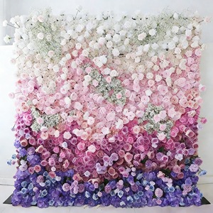 Panneau mural floral à emboîtement parfait pour la décoration de scène de cérémonie de mariage, d'événements et de photomaton - Product Image 4