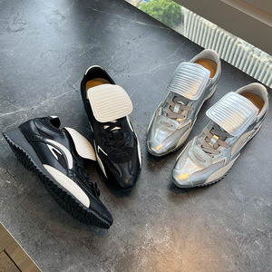 Nouvelles chaussures décontractées pour femmes, idéales pour la marche lente, avec combinaisons de couleurs tendance pour le printemps, design unique en forme de feuille, respirantes - Product Image 6