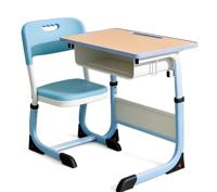 Ensemble bureau et chaise réglables en hauteur pour enfants, idéal pour les élèves du primaire et du secondaire, usage domestique et cours de formation