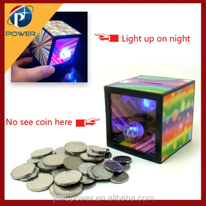 Illuminez les tours de tirelire magiques gros plan jouet magique tours de pièces enfants Flash tirelire tirelire magique - Product Image 6