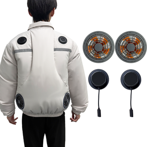 12V OEM Customizable Summer Cooling Jacket 12V Breathable Waterproof <strong>air</strong> Conditioning <strong>Suit</strong> for Work - Product Image 4