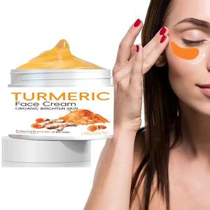 Crème pour le visage au curcuma biologique, éclaircissante, hydratante, <span class=keywords><strong>anti</strong></span>-acné, <span class=keywords><strong>anti</strong></span>-<span class=keywords><strong>inflammatoire</strong></span>, soin naturel de la peau pour tous les types de peau - Product Image 3
