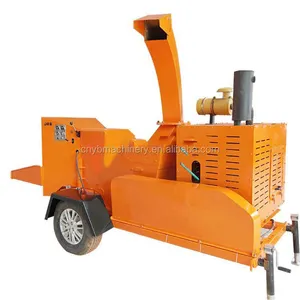 Motor 22kw garden tree wood bark wood crusher machine for Biomass power plant