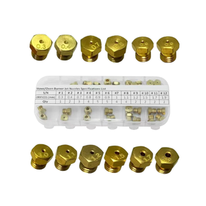 Kit de conversion d'orifice M6 à haute efficacité pour buse à jet en laiton pour cuisinière <span class=keywords><strong>compatible</strong></span> avec le propane GPL et le brûleur à gaz naturel - Product Image 2