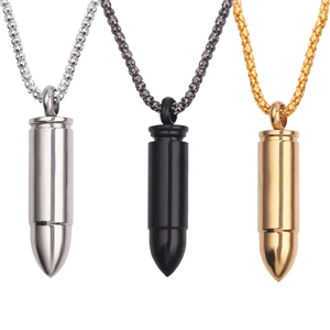<span class=keywords><strong>Ashes</strong></span> kolyeler kül mermi konteyner kolye paslanmaz çelik sake Pet tutucu Pet insan anıt kremasyon takı için külleri - Product Image 1