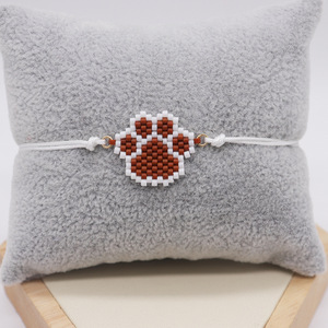 Pulsera con cuentas de animales para niños, brazalete con cuentas de animales de mariposa, oso, miyuki, ajustable, joyería, B2056 - Product Image 6