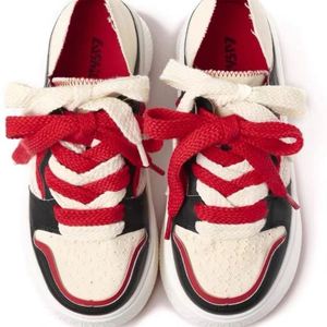Zapatillas Deportivas de Lona para Mujer, Color Blanco Crema, con Plataforma Plana de 1.2 cm, Estilo Deportivo, con Cordones de Poliéster Desprendibles Incluidos - Product Image 3