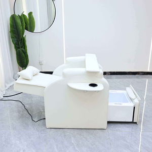 Fauteuil de manucure et pédicure de luxe moderne, multifonctionnel, avec massage électrique et bain de pieds extensible - Product Image 3