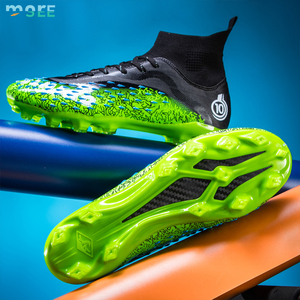 SeeMore-Zapatillas de fútbol para entrenamiento profesional, calzado deportivo personalizado, antideslizante, uñas largas, césped roto, calzado de fútbol AG - Product Image 5