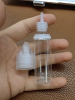 Envío Gratuito, Botella Vacía Transparente de Plástico Corta y Ancha de 10 ml/30 ml/60 ml/100 ml/120 ml con Tapa de Rosca