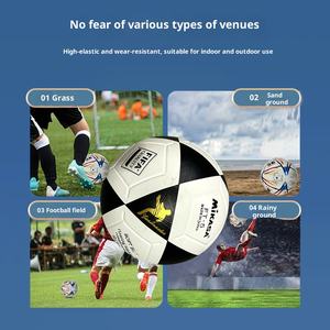 <span class=keywords><strong>Nouveau</strong></span> ballon de taille 5 en gros, écologique, pour l'entraînement des jeunes, utilisation multi-joueurs en extérieur - Product Image 3