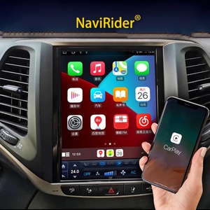 Reproductor Multimedia para Auto de 8GB+128GB con GPS para JEEP Cherokee 2013-2018, Estilo Tesla, Navegación de 10.4 Pulgadas, Estéreo Inalámbrico, CarPlay, 8 Núcleos - Product Image 1
