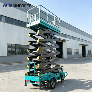 Plataforma Elevadora de Tijera de Bajo Mantenimiento, Elevador de Tijera Confiable para Mantenimiento <span class=keywords><strong>Exterior</strong></span> de Fábricas e Instalación de Alumbrado Público - Product Image 4