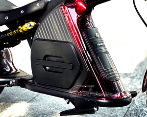 Scooter électrique Citycoco homologué EEC, 2 roues, homologué pour la route, moteur 4000w, batterie 72V 40Ah, puissance 80km/h vitesse maximale - Product Image 3
