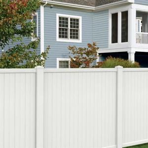 รั้วไวนิลสีขาว8X8รั้ว8Ft X 6ฟุตแผงรั้วพีวีซี - Product Image 3