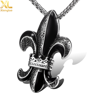 Fleur De Lis <b>Urn</b> <b>Necklaces</b> <b>for</b> <b>Ashes</b> Memorial Cremation Keepsakes - Product Image 2