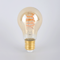 Expédition immédiate, ampoule LED à filament décorative géante Edison E27 E14 2200K 5W dimmable, A60 G95 G125 Ra>90, certifiée CE, garantie de 2 ans