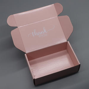 Petites boîtes d'expédition en carton avec Logo en feuille d'or, bon marché, coffret cadeau pour <span class=keywords><strong>abonnement</strong></span> de soins de la peau - Product Image 6