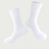 Chaussettes de basket-ball pour hommes HJ Custom, épaisses, avec coussinets en tissu éponge, absorbant les chocs, antidérapantes, respirantes, en polyester-coton, chaussettes de sport