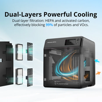 3D-принтер Flashforge Adventurer 5M Pro, с закрытой металлической конструкцией CoXY, безопасен для домашнего использования