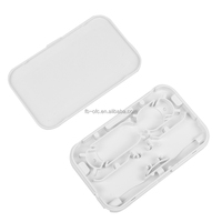 Toma de corriente de pared de fibra óptica SC, caja de terminación óptica de plástico, placa facial Nap, 1 núcleo