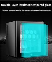 Nouveau mini-réfrigérateur de bar d'hôtel silencieux de 30 L à dégivrage automatique, portable, électrique, technologie avancée 65, prix usine
