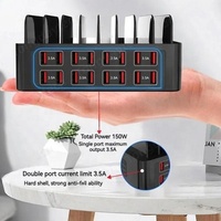 Station de Charge Multi-Appareils 150W 16 Ports USB, Dock de Charge pour Téléphones Portables