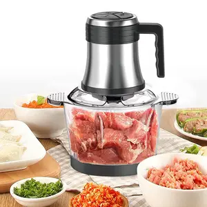 Kitchen Small Pure Copper 2L 3L Meat Chopper Vegetable Home Stainless Steel Food Electric Meat Grinder