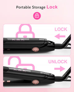 Lisseur de cheveux électrique en titane de nouvelle conception pour cheveux courts, barbe, frange et coupe pixie - Product Image 5