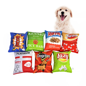 Hete Verkoop Onverwoestbaar Hond Piepend Speelgoed Chips Taaie Tanden Schoonmaken Hond Kauwspeelgoed - Product Image 6