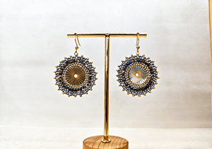 Nouvelles boucles d'oreilles pendantes au design orné de disques, en coquillages Miyuki, tissées à la main, accessoires exquis personnalisables - Product Image 6