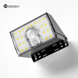 Lumière de sécurité LED pour clôture extérieure <span class=keywords><strong>à</strong></span> haute luminosité 10W avec capteur de mouvement solaire, indice de protection IP65 - Product Image 1